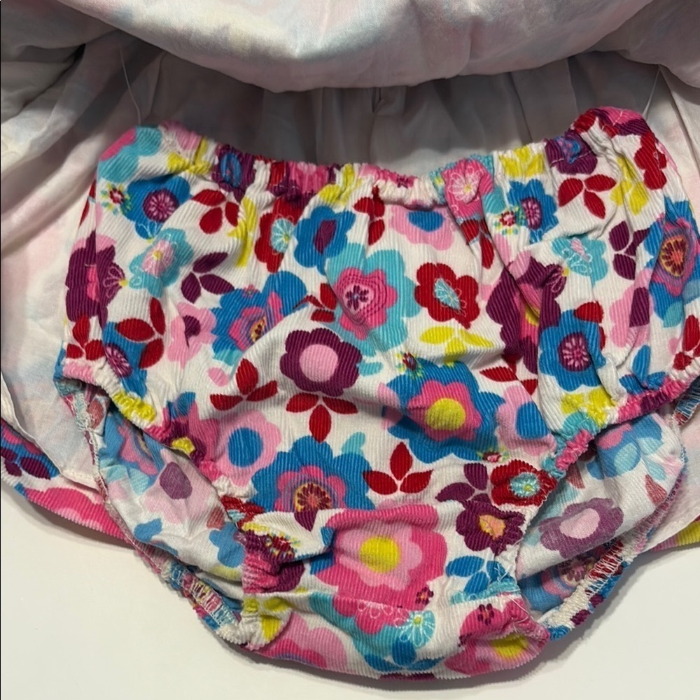 The Children's Place Floral Dress - Pink and Blue - Picture 4 of 6